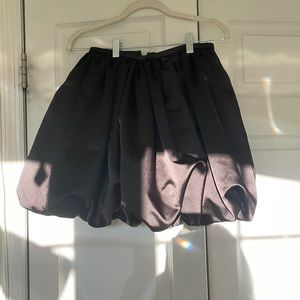 Maje black bubble skirt